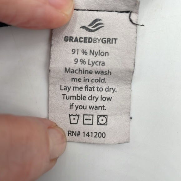 Danskin Gray Yoga Leggings & Graced by Grit Black Zip Up Work Out Top 2 PC SZ SM - Picture 8 of 15